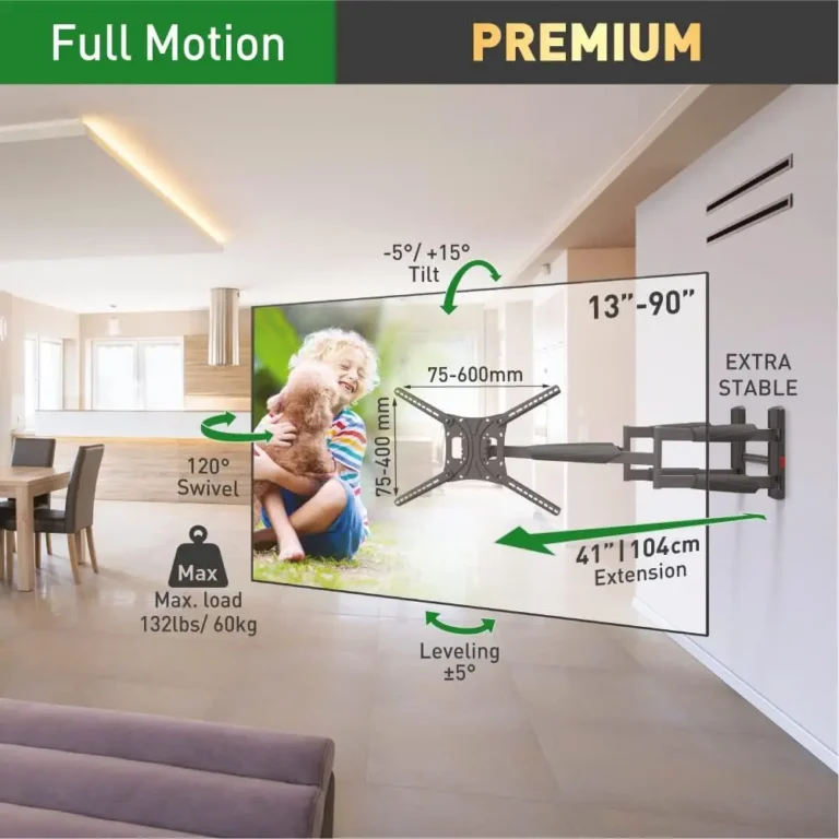 Mount Full Motion TV Wall Mount Review – Is the Barkan 41″ Long Dual Arm TV Mount Worth Buying?